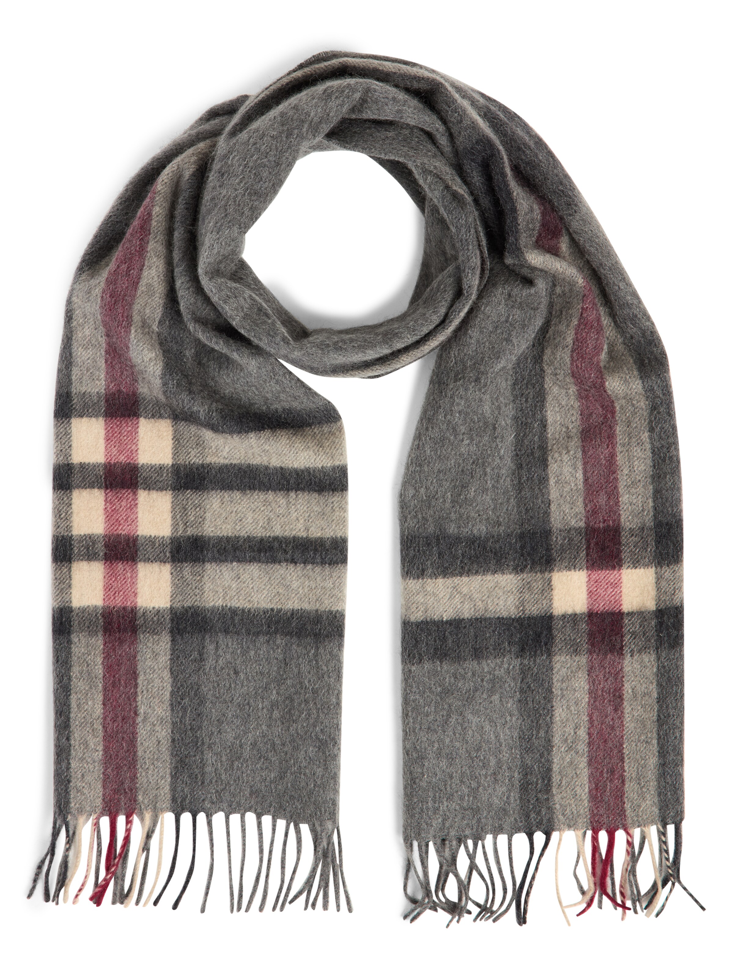 Finshley & Harding Schal in Grau: Vorderseite