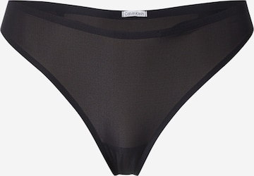 Calvin Klein Underwear String in Black: front