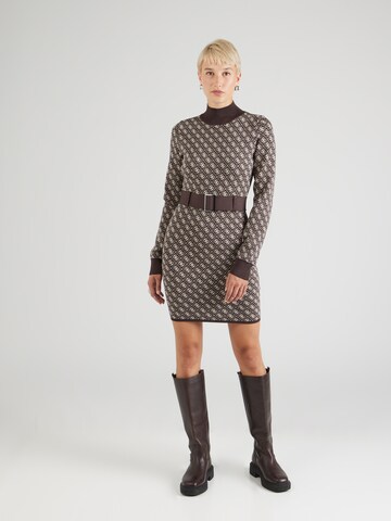 GUESS Kleid 'Lise' in Braun: Vorderseite