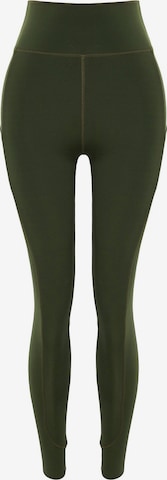 Skinny Leggings de la Trendyol pe verde: față