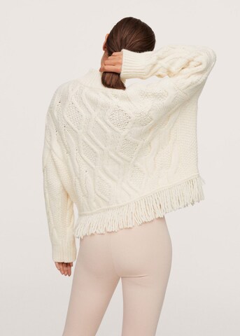 MANGO Pullover 'Pony' in Beige