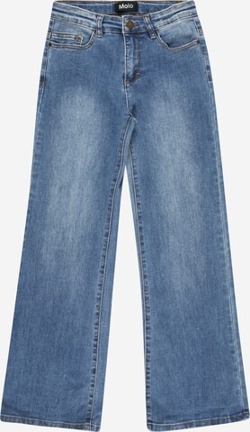 Wide leg Jeans 'Asta' de la Molo pe albastru: față