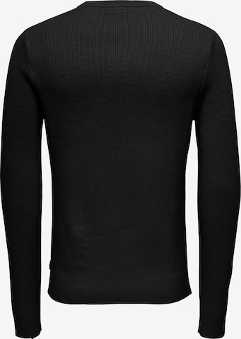 Pull-over 'Phill' Only & Sons en noir