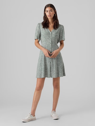 VERO MODA Shirt Dress 'ALBA' in Green