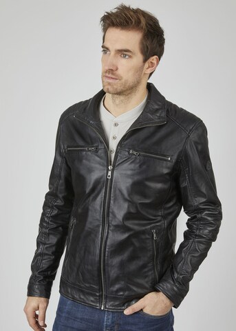 bugatti Between-Season Jacket in Black: front