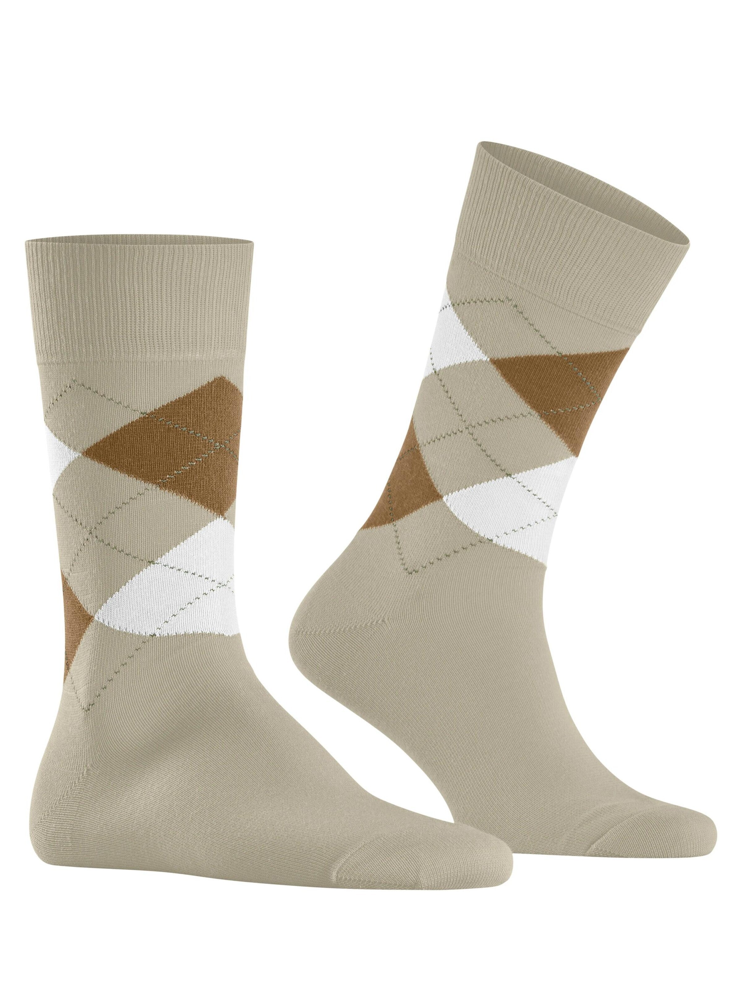 BURLINGTON Socks 'King' in Beige