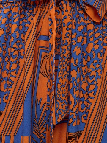 Hiccup Wide Leg Hose in Orange