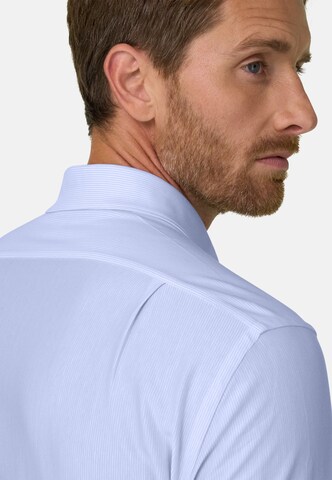 Coupe regular Chemise Boggi Milano en bleu