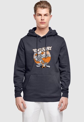 ABSOLUTE CULT Sweatshirt 'Tom and Jerry - Baseball' in Blauw: voorkant
