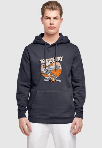Sweat-shirt 'Tom and Jerry - Baseball' ABSOLUTE CULT en bleu : devant