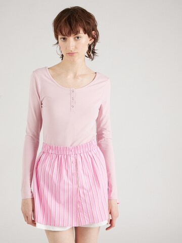 ONLY - Body camiseta en rosa