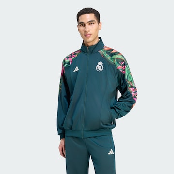 ADIDAS PERFORMANCE - Chaqueta de chándal 'Real Madrid Farm' en verde: frente