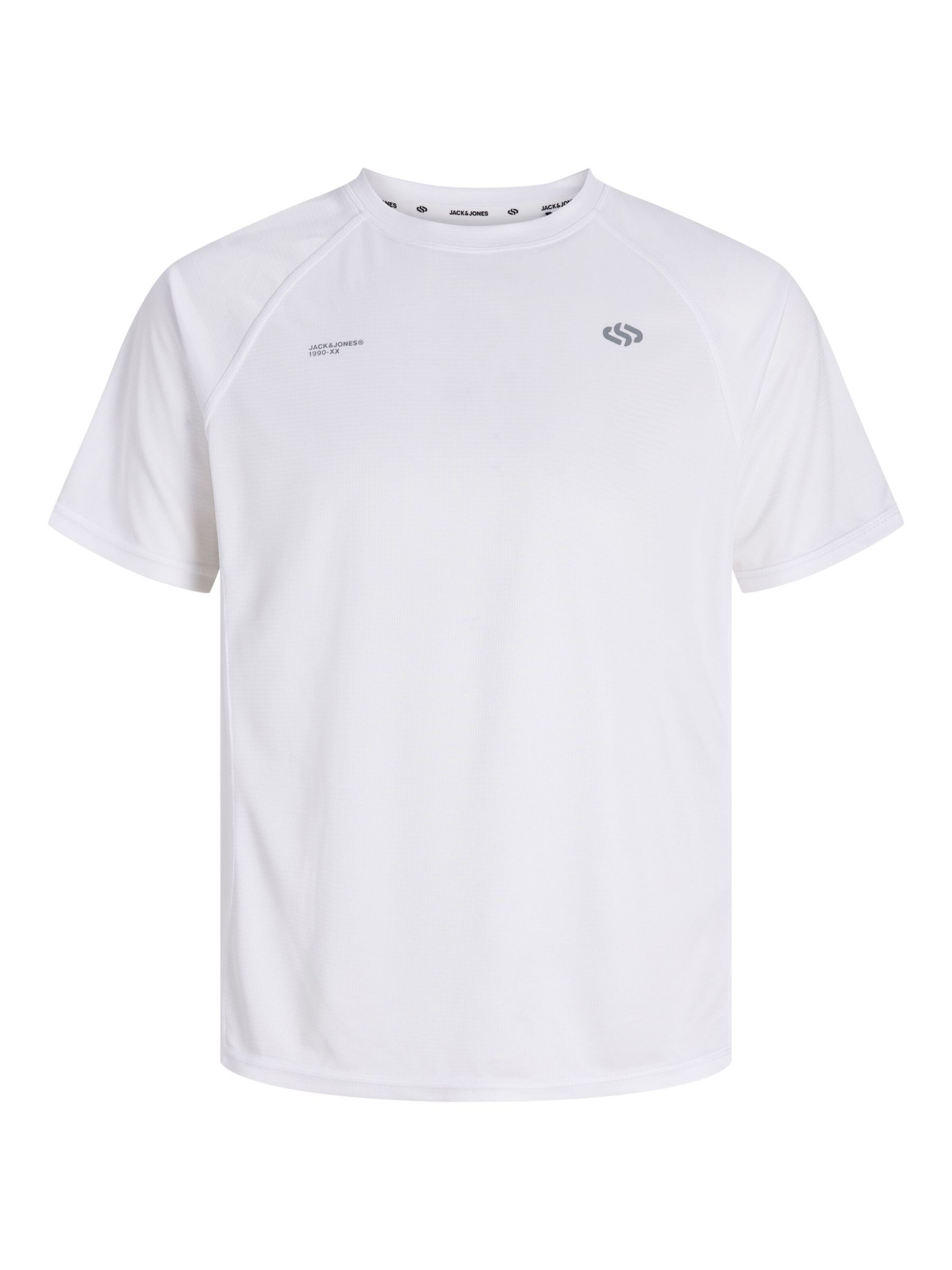 Jack & Jones Junior Shirt 'Badge' in White: front