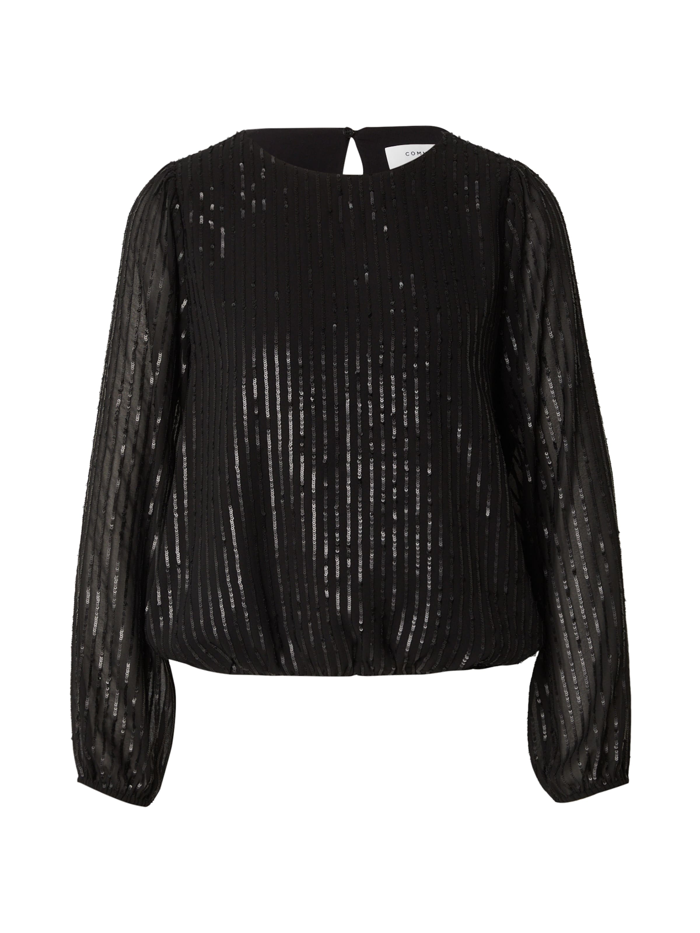 COMMA Bluse i sort: forside