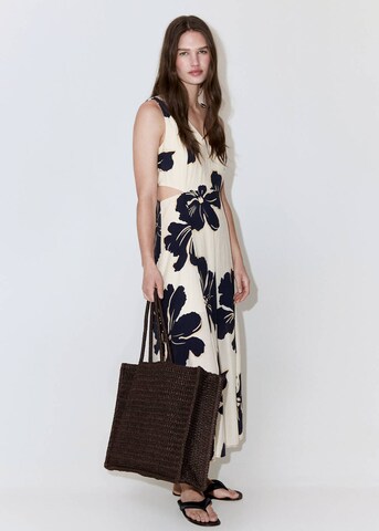 MANGO Dress 'Olimpio' in Beige