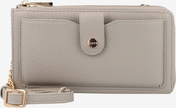 L.CREDI Smartphonehülle 'Nelia' in Grau: Vorderseite