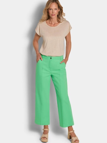 Loosefit Jean 'VERA' Goldner en vert