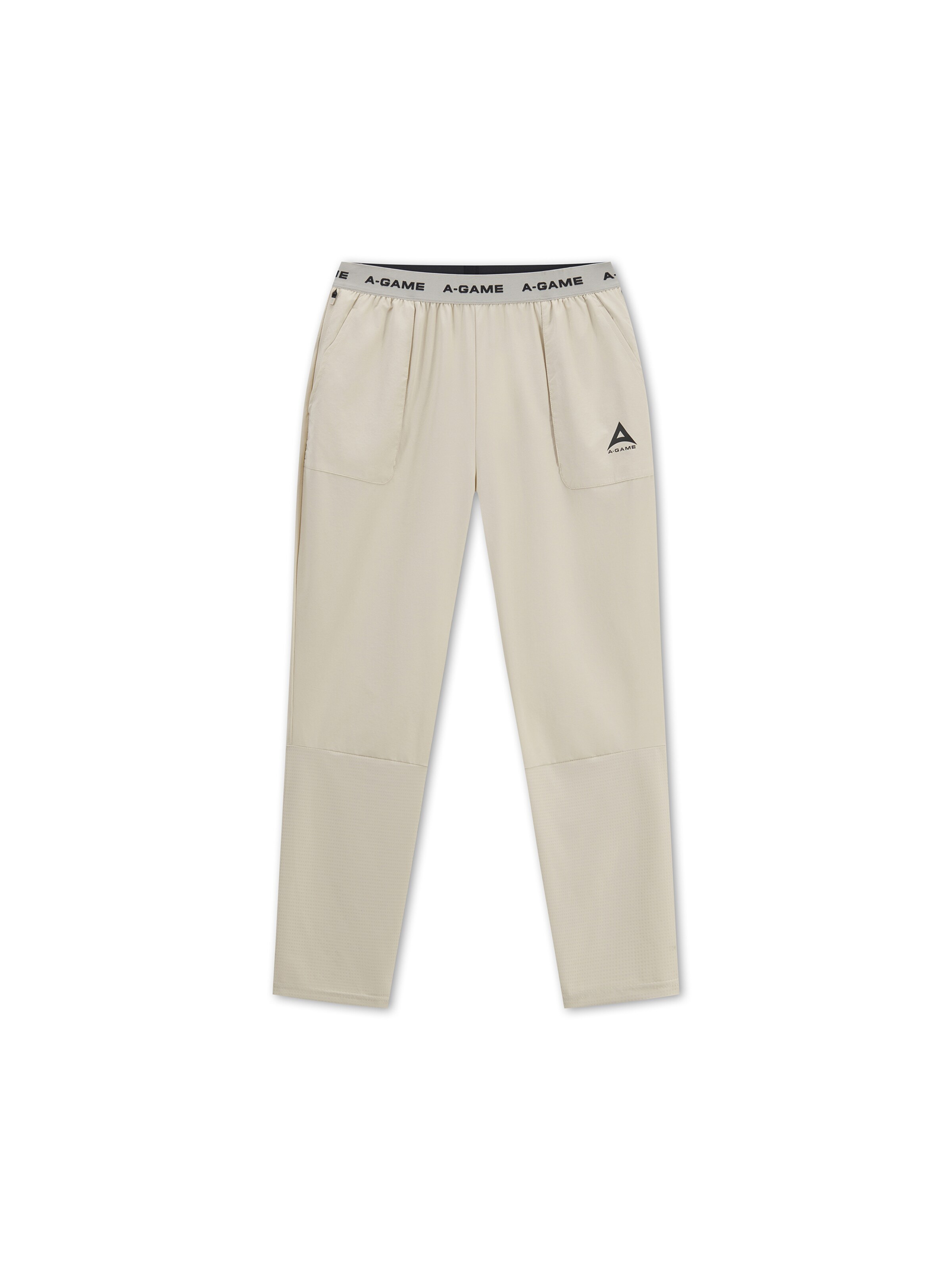 regular Pantaloni sportivi di A-Game in beige: frontale