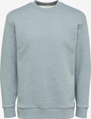 SELECTED HOMME Sweatshirt 'Hoffman' i grå: framsida