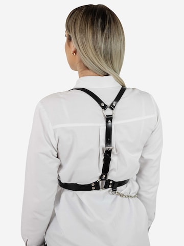 Haute Cuir Riem 'Chain Harness' in Zwart