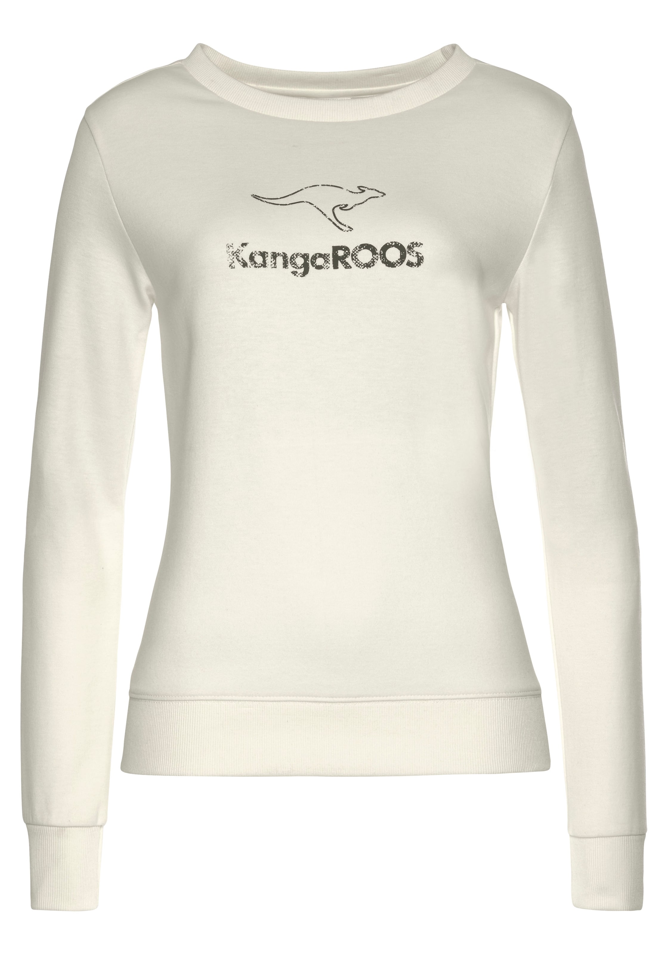 KangaROOS Sweatshirt in Weiß: Vorderseite