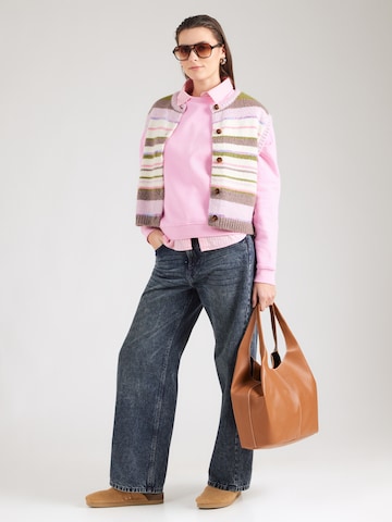 PIECES - Sudadera 'PCFAST' en rosa