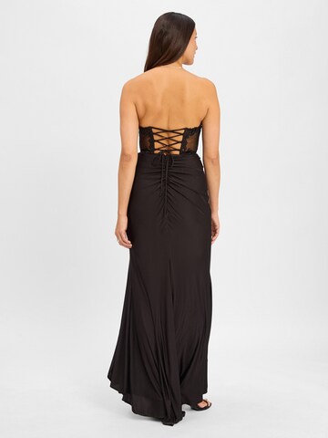 Robe de soirée Luxuar Fashion en noir