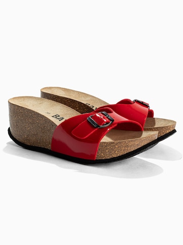 Clogs di Bayton in rosso