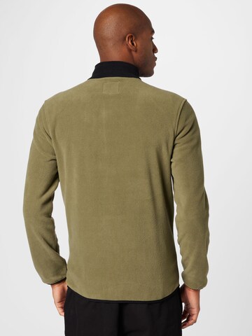 JACK & JONES Fleece jas 'POWER' in Groen