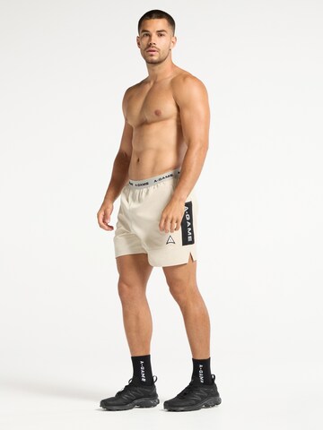 regular Pantaloni sportivi di A-Game in beige