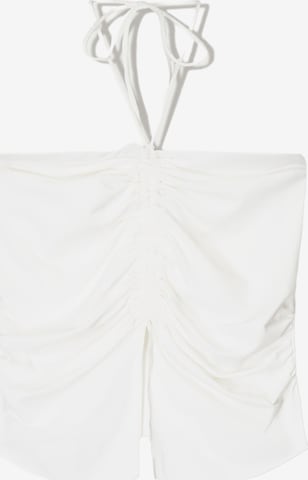 Bershka Toppi värissä valkoinen: etupuoli