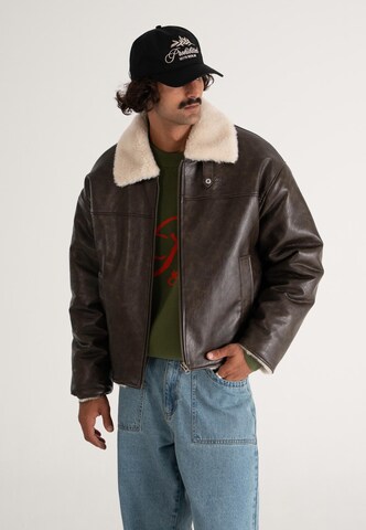 Prohibited Winter jacket 'Maverick' in Brown: front