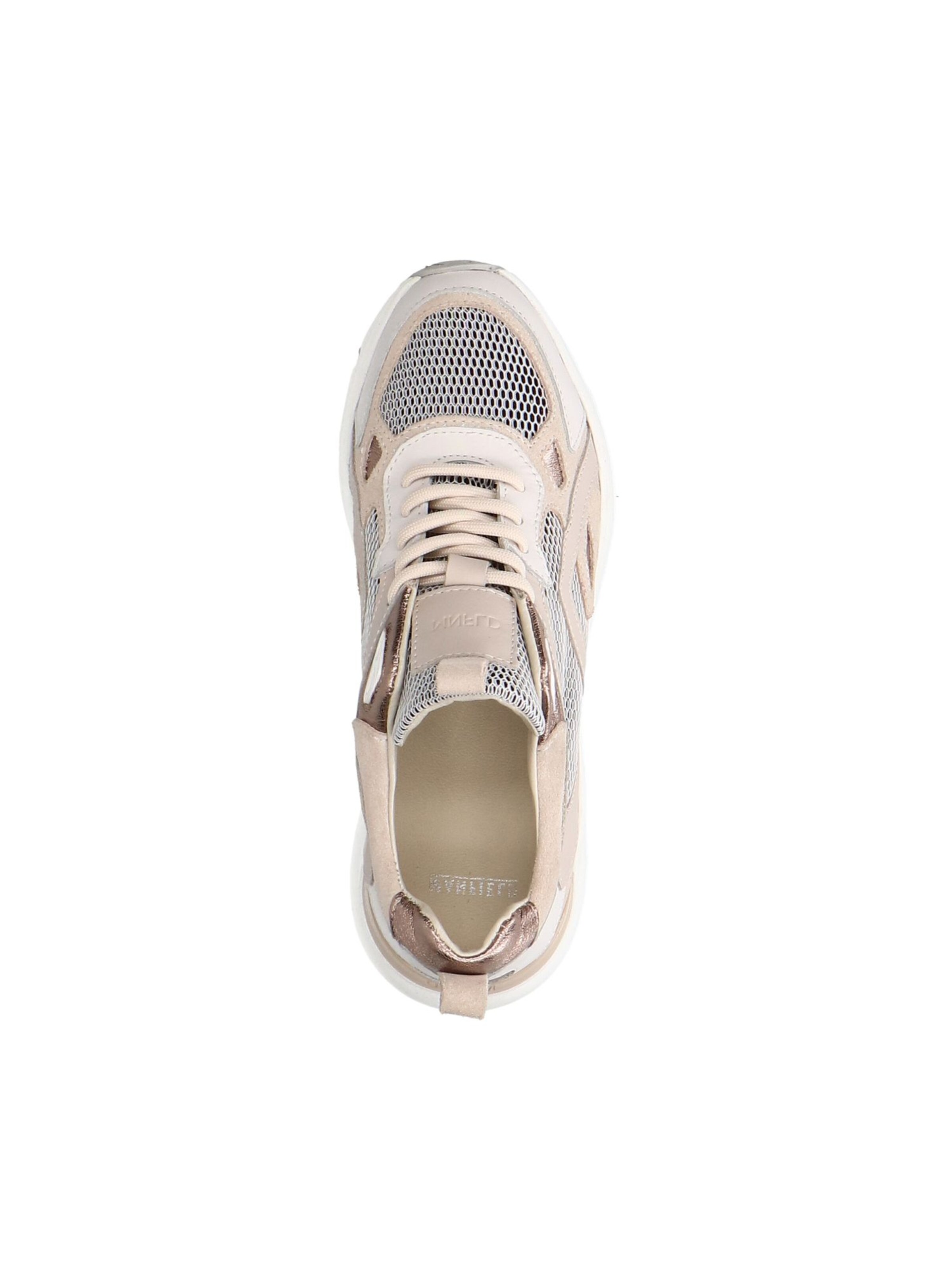 MANFIELD Sneakers laag 'Flache' in Beige