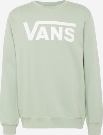 VANS Sweatshirt in Green: front