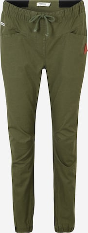 Tapered Pantaloni per outdoor 'Mankei' di Maloja in verde: frontale