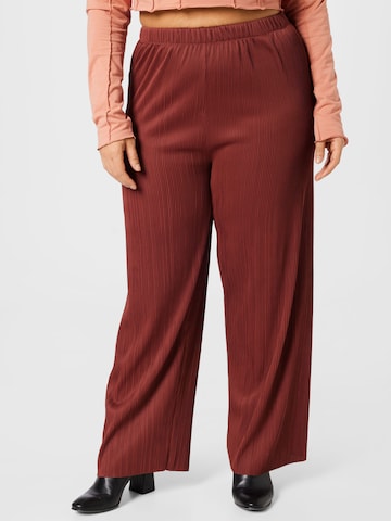 ABOUT YOU Curvy Loose fit Pants 'Inka' in Red: front