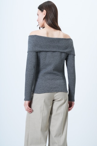 Trend Alaçatı Stili - Camiseta en gris