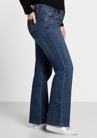 SHEEGO Boot cut Jeans 'Maila' in Blue