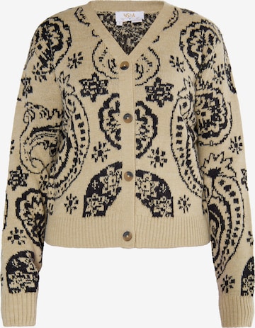 usha FESTIVAL Knit cardigan 'Rakata' in Beige: front