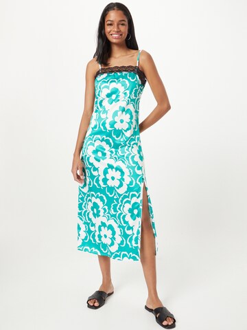 Dorothy Perkins Summer Dress in Green: front