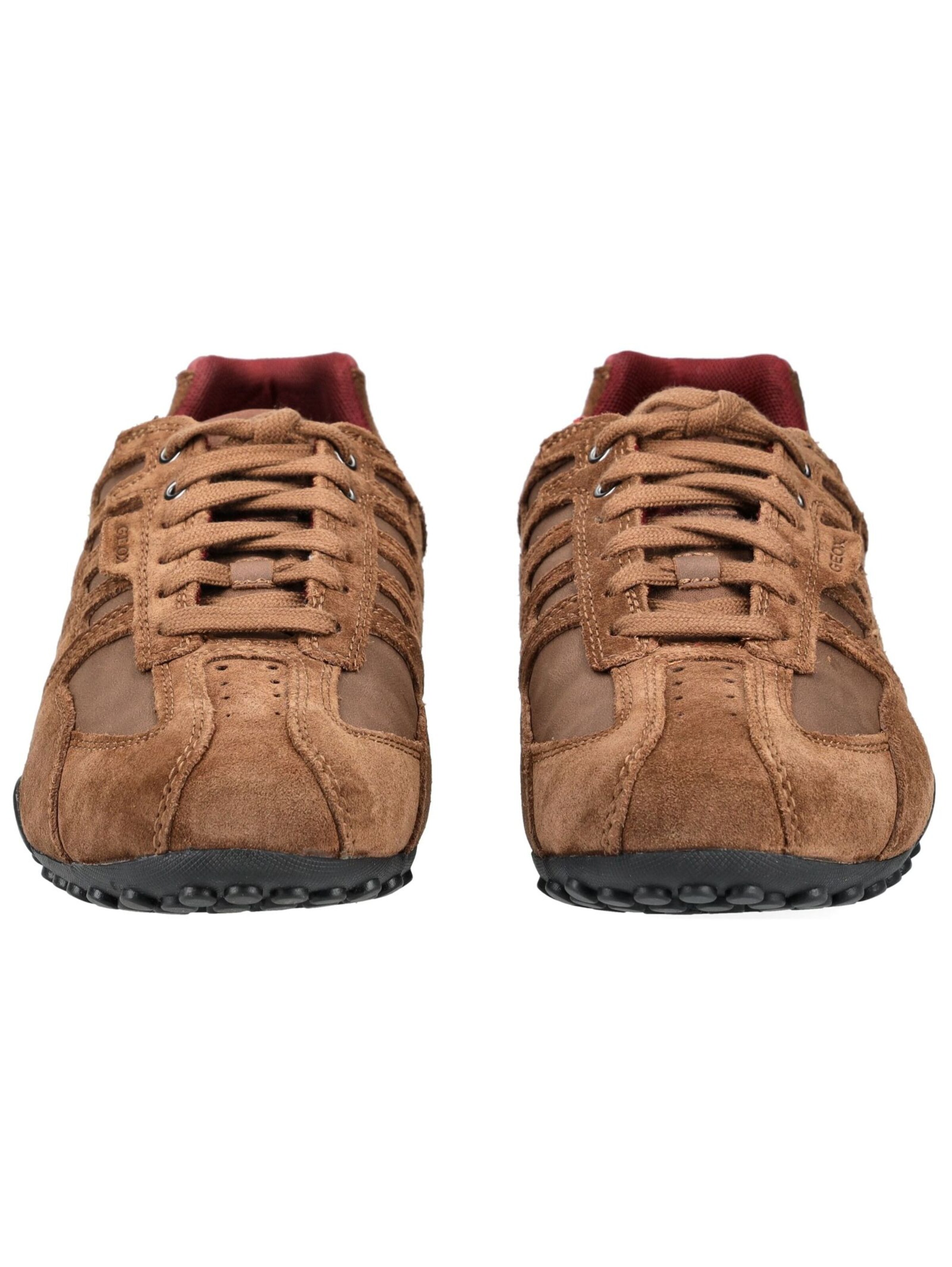 GEOX - Sapatilhas baixas 'U Snake A' em castanho