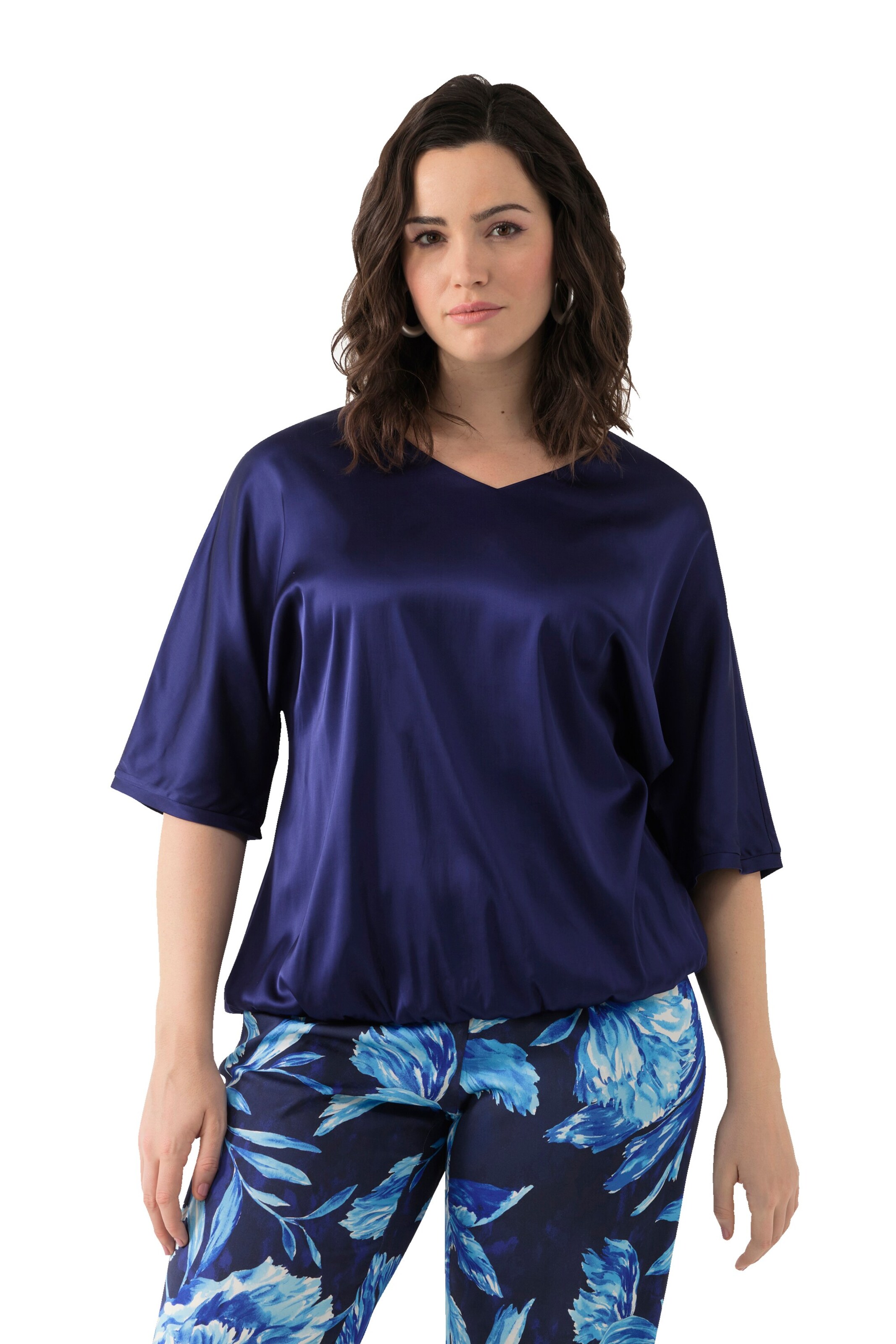 Ulla Popken Bluse in Blau