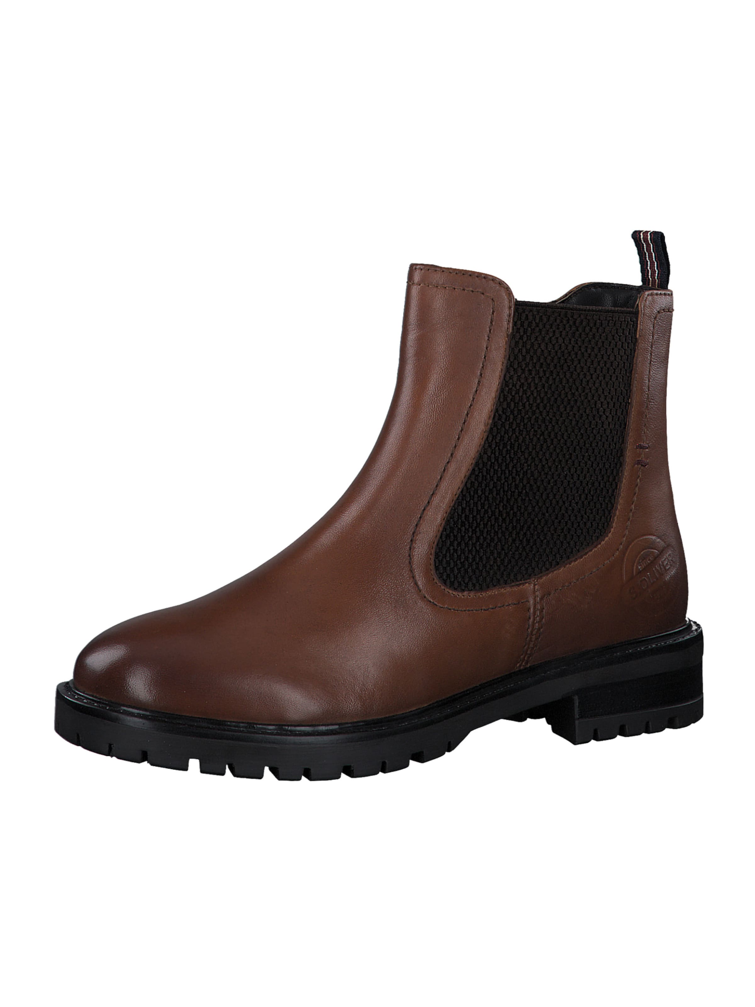 s.Oliver Chelsea boots in Bruin: voorkant