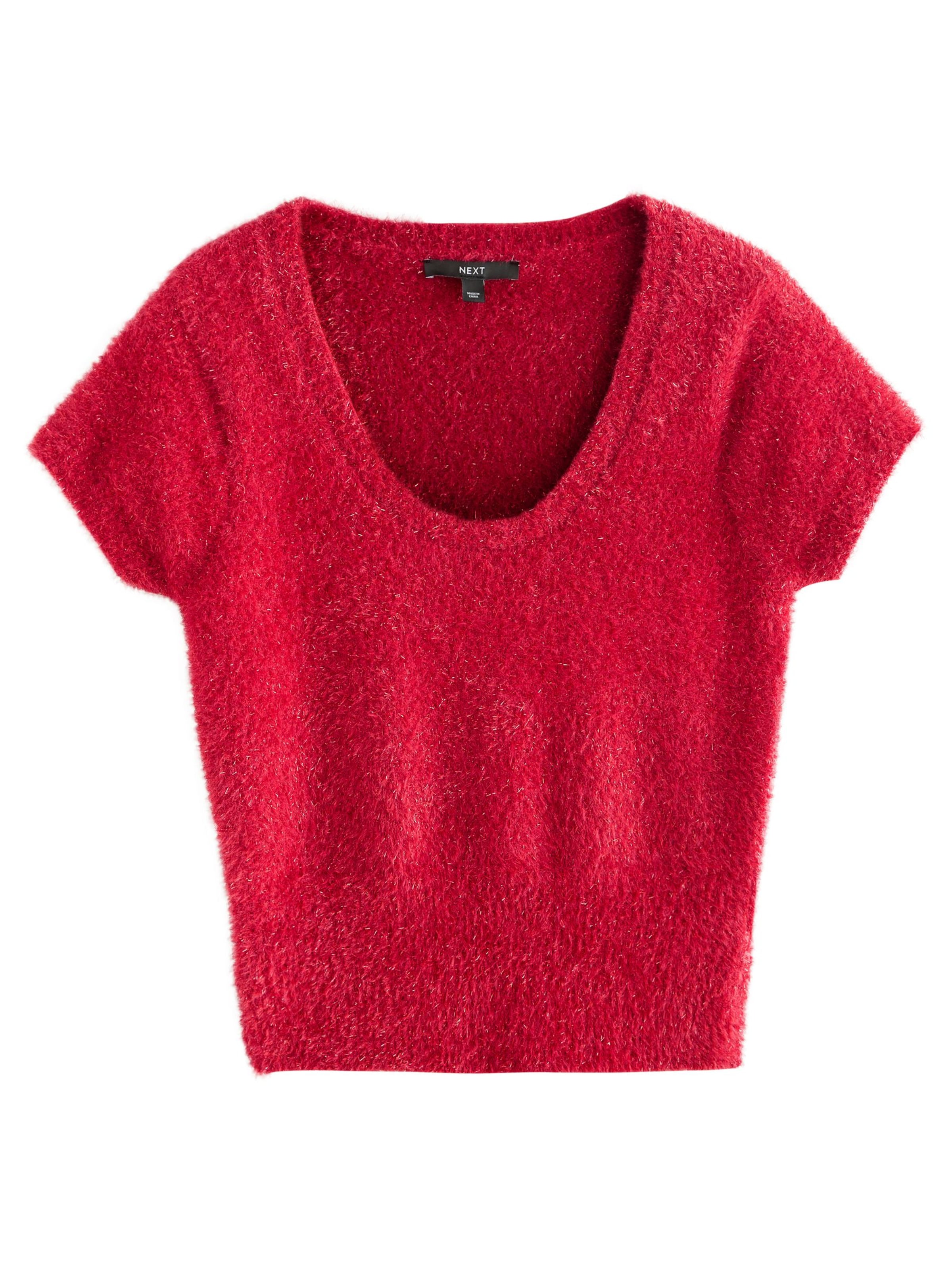 Pulover de la Next pe roșu: față