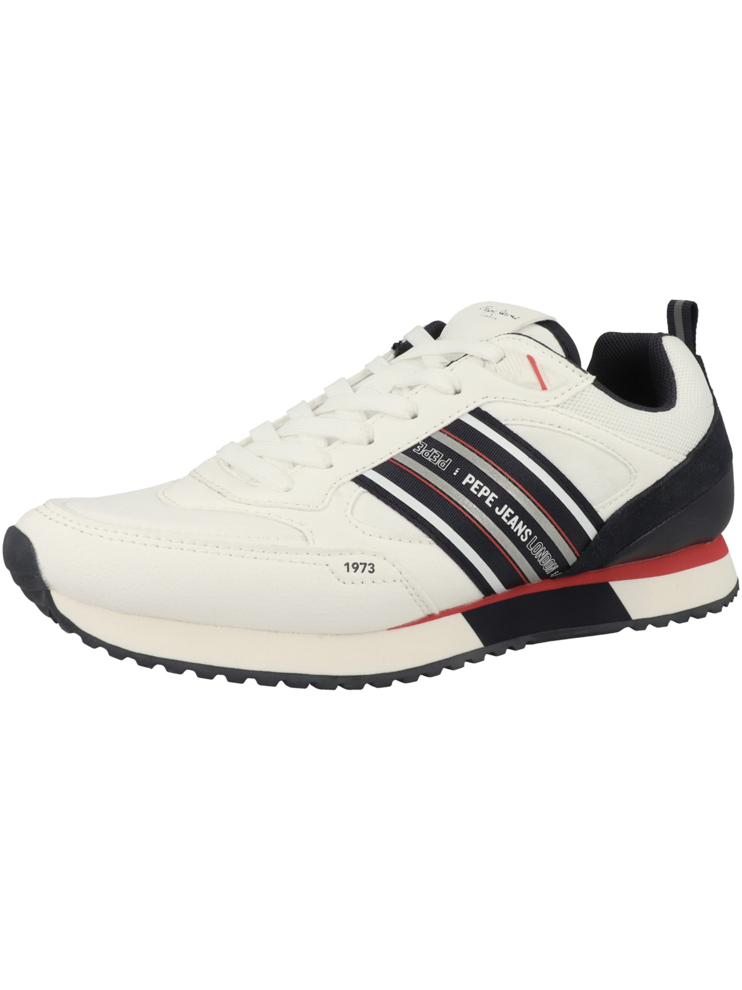 Pepe Jeans - Sapatilhas baixas 'Dublin Young' em branco: frente