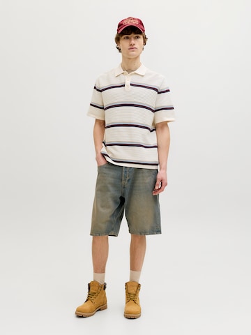 Pulover 'JORMAINE' de la JACK & JONES pe alb