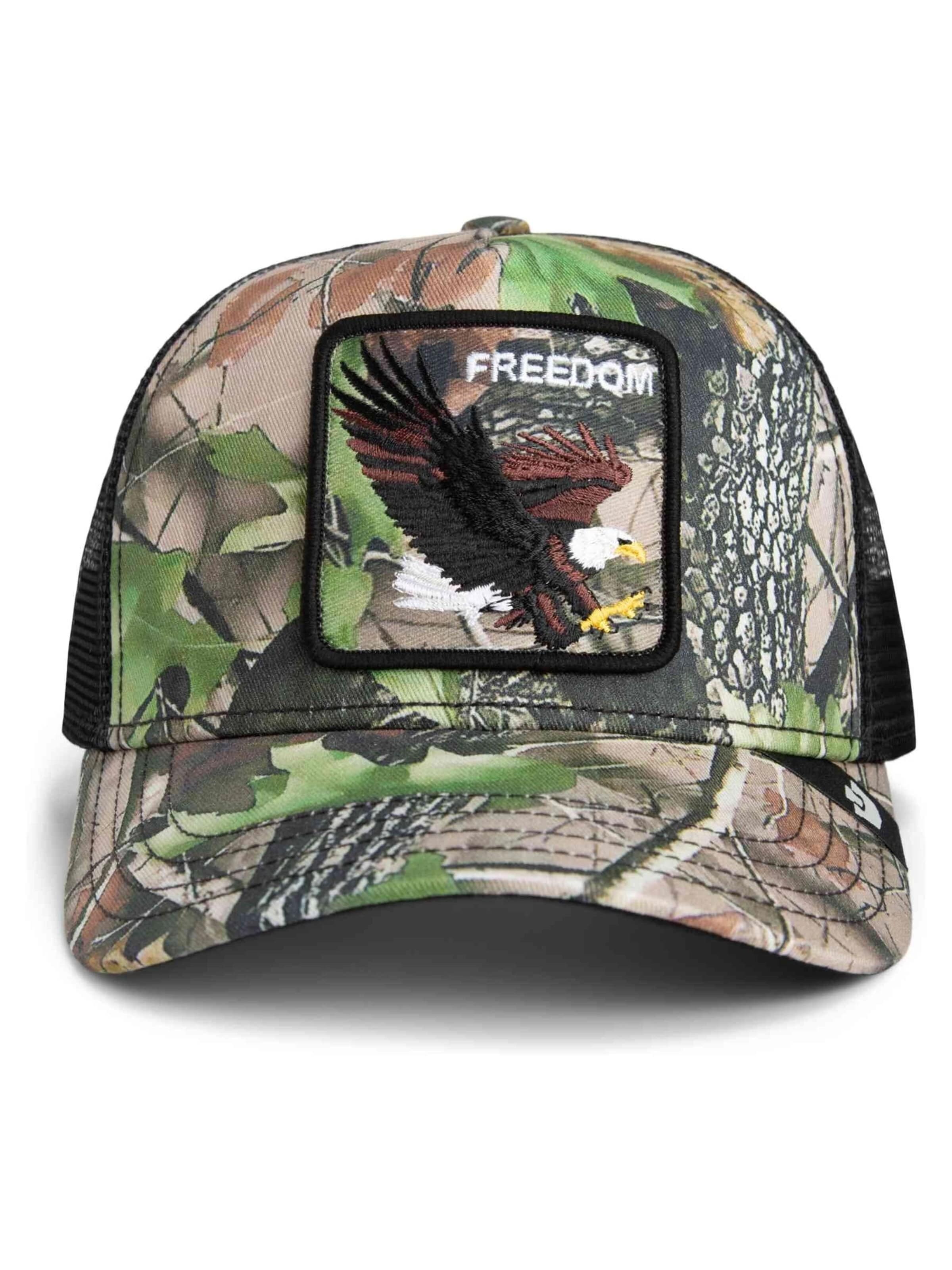 Cappello da baseball 'Gorra goorin bros verde camuflaje aguila camouflage eagle trucker cap' in 54-64 GOORIN Bros. di colore verde, Visualizzazione prodotti