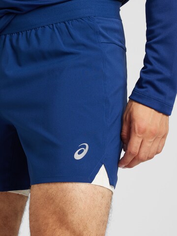 ASICS Regular Workout Pants 'ROAD' in Blue