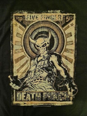 Five Finger Death Punch Shirt 'Five Finger Death Punch Mercenary T-Shirt' in Zwart