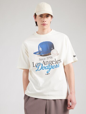 NEW ERA Shirt 'Los Angeles Dodgers' in White: front